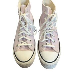 Converse Chuck Taylor All Star Platform Sneakers Lilac Purple Women 6.5